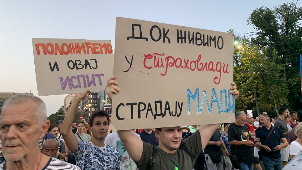 Parole sa protesta 26. avgust