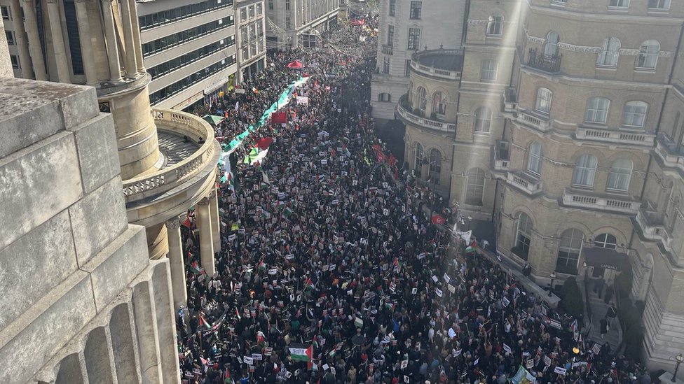 Podrška Palestincima u Londonu