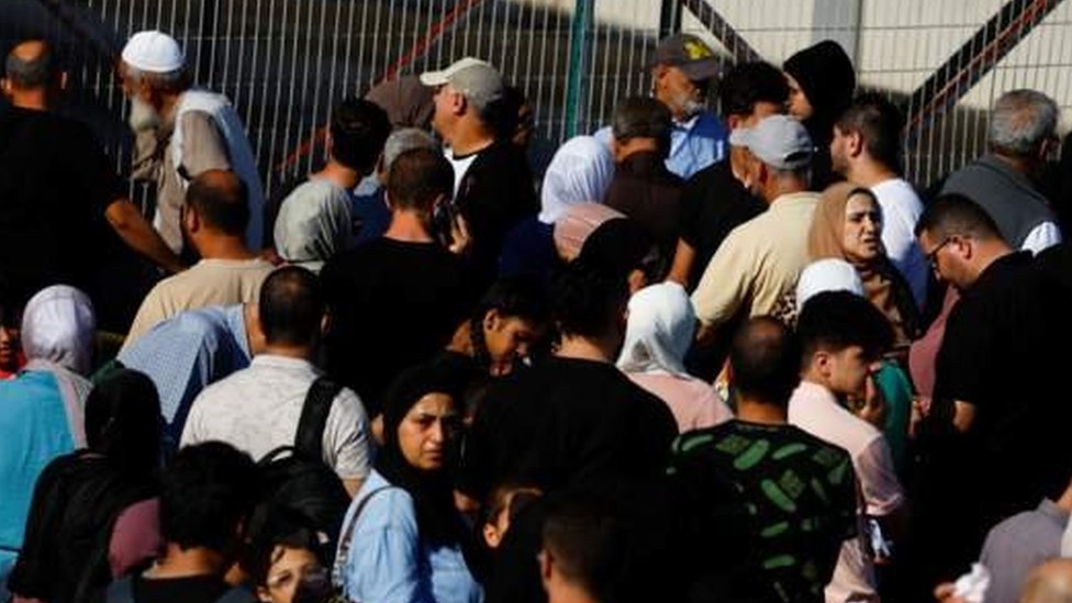 Palestinci kod Rafah prelaza