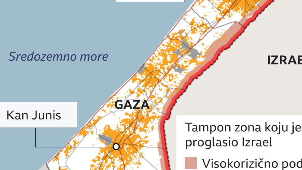 Izrael i Palestinci: Šta je granični prelaz Rafa i zašto je to jedina slamka spasa za Gazu 3 Mapa