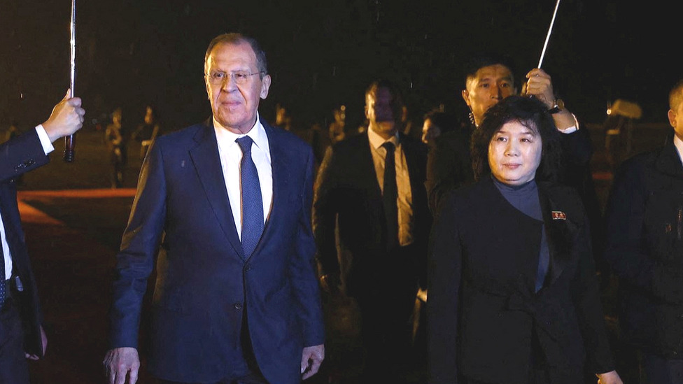 Dolazak ruskog ministra spoljnih poslova Sergeja Lavrova u Pjongjang