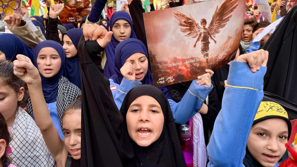 Izrael i Palestinci: Prazna sela i ruševine na granici Libana i Izraela 2 Protest organised by Hezbollah in Beirut on Wednesday