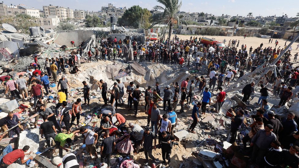 Izrael i Palestinci: Humanitarna pomoć i dalje na granici, Ujedinjene nacije upozoravaju da vreme za pomoć civilima ističe 7 Udar rakete Kan Junis