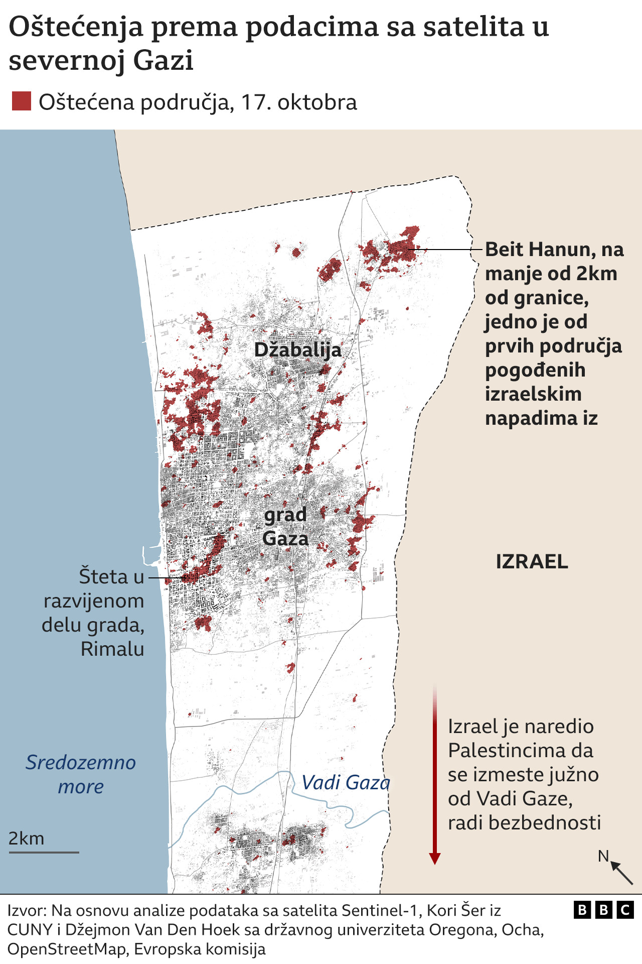Izrael i Palestinci: Izraelska vojska kaže da sukob u Gazi može da potraje mesecima, Iran upozorava da situacija može da se otme kontroli 2 grafika evakuacija i šteta