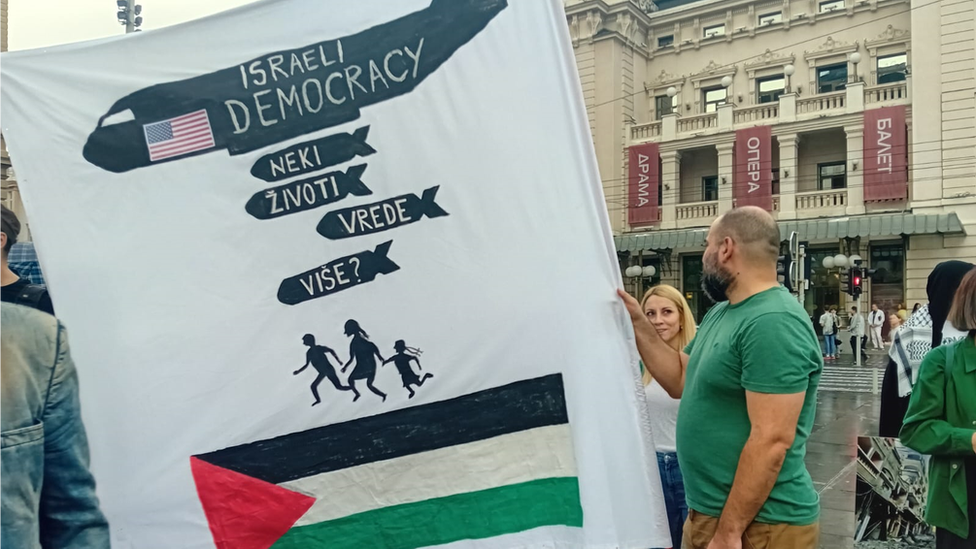 Izrael i Palestinci: Izrael pojačava bombardovanje, bolnica u Gazi preplavljena telima mrtvih i povređenih 14 protest bg