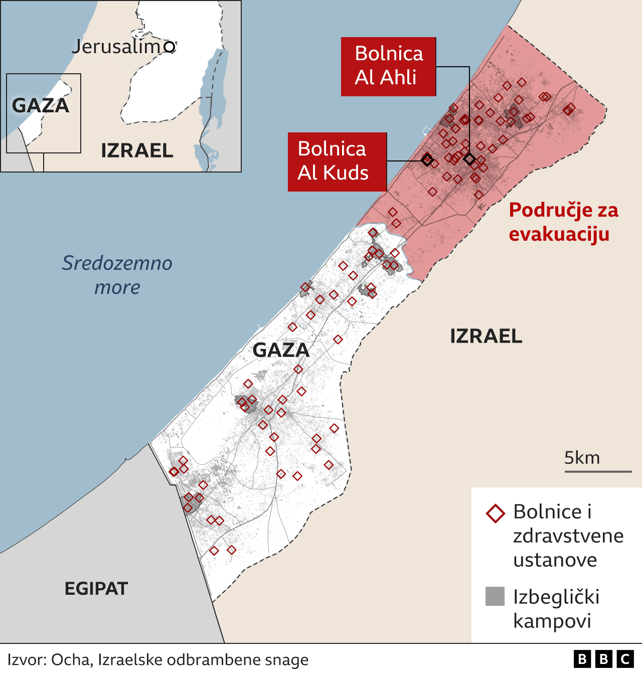 Izrael i Palestinci: Izraelski premijer poručuje da je „vreme za rat", a ne primirje; oslobođena vojnikinja koju je zarobio Hamas 3 Gaza, bolnice u Gazi