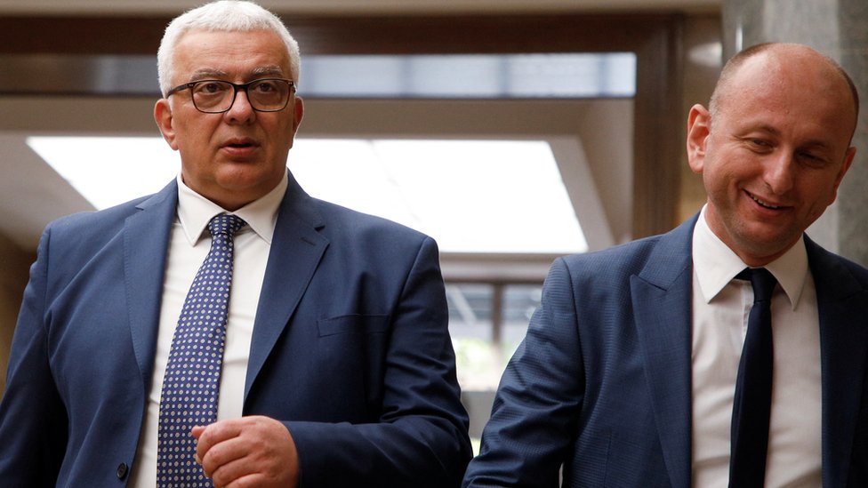 Politika: Crna Gora dobila novu vladu, Andrija Mandić predsednik skupštine 7 Andrija Mandić i Milan Knežević