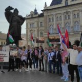 Protest u znak podrške Palestini u Novom Sadu 10