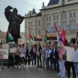Protest u znak podrške Palestini u Novom Sadu 8