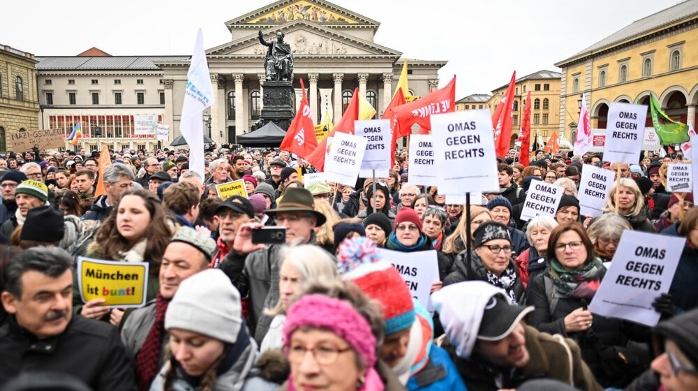 protesti protiv afd, nemačka, minhen