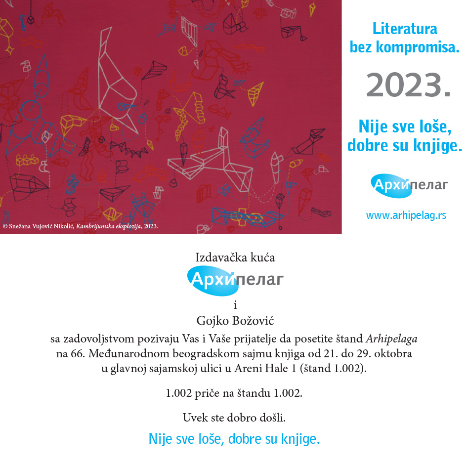 Zastrašujući raj Čarlsa Simića, provokativne političke studije i literatura bez kompromisa: Arhipelag na 66. Beogradskom sajmu knjiga 4
