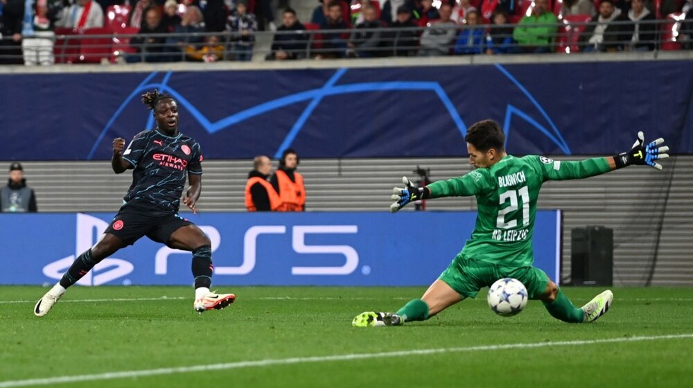 Mančester siti zabeležio pobedu u derbiju Grupe G: Lajpcig po receptu Baraka Bahara - jedan dao, tri primio 1