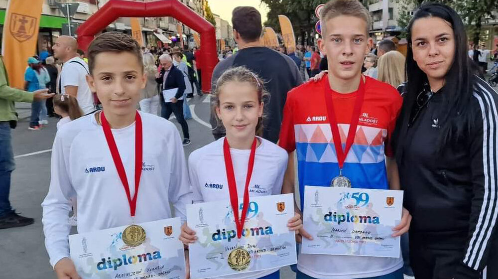 Mladi atletičari iz Užica nastavljaju da nižu uspehe 1