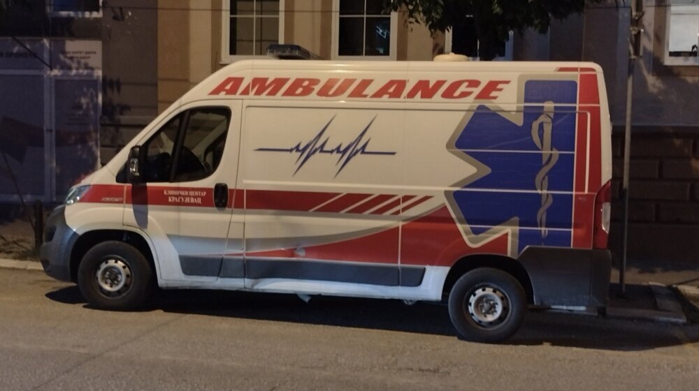 Motociklista povređen u saobraćajnoj nezgodi: Hitna pomoć Kragujevac 1