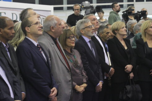 IMG_0036 Matijas Enar na otvaranju 66. Sajma knjiga: Ovde smo da bi proslavljali reč, knjigu, misao, a iz daleka dopiru odjeci bombi 6