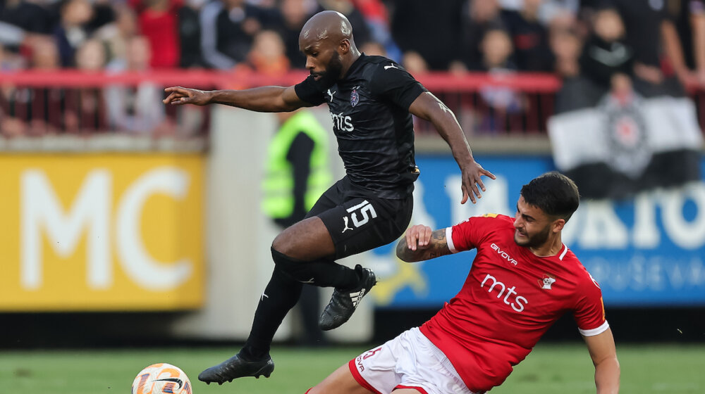 Partizan preuzeo prvo mesto na tabeli Superlige, crno-beli u Kruševcu zabeležili sedmu uzastopnu pobedu u prvenstvu 1