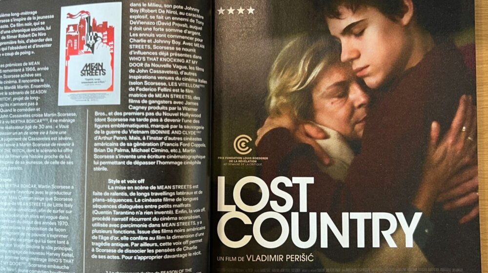 "Lost Country" Vladimira Perišića drugi najbolji film u francuskim bioskopima u protekloj nedelji: Ocene kritičara najuglednijih časopisa i sajtova, Figaro, Mond, Positif... 1