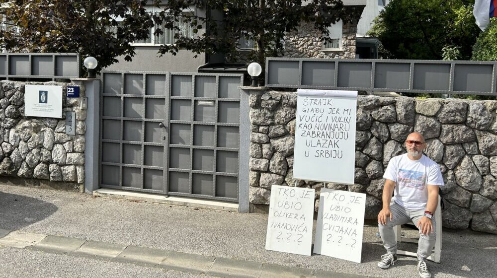 Hrvatski novinar Domagoj Margetić, koji štrajkuje glađu, za Danas: "Vulin, lice sa međunarodnih narko lista, mi je zabranio ulazak u Srbiju" 1