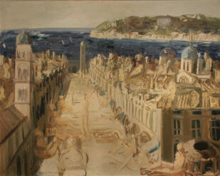 Ishodište nemirnog duha: Izložba slika Peđe Milosavljevića u kragujevačkoj Galeriji „Mostovi Balkana” (FOTO) 2