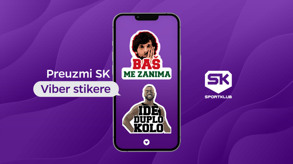 Sport Klub, u susret derbiju Zvezde i Partizana u novoj sezoni Evrolige, lansirao prvi paket Viber stikera 1