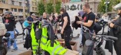 Protest vozača trotineta, električni trotineti Protest vozača trotineta: Traže da se zelenim trakama obeleže ulice za vožnju (FOTO,VIDEO) 9