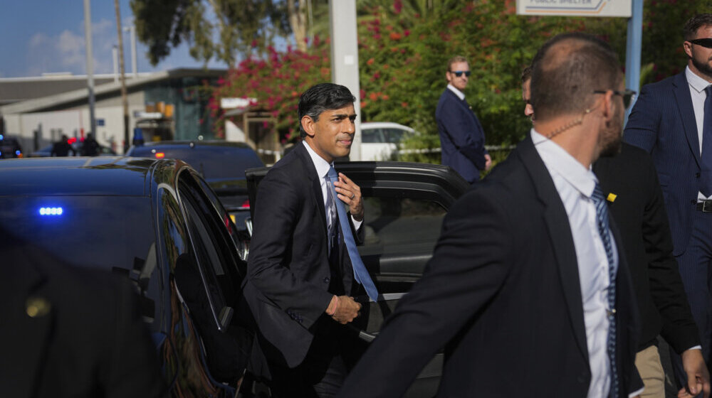 Sunak izjavio da je Velika Britanija uz Izrael u najmaračnijem času 1