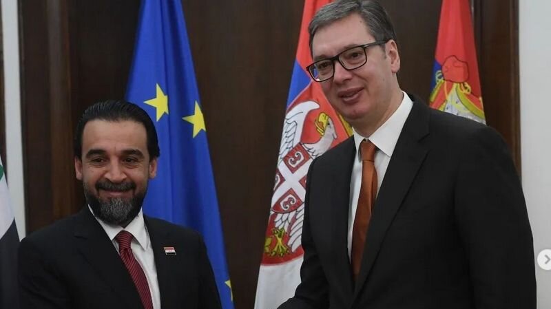 Vučić sa predsednikom iračkog parlamenta o Kosovu i Bliskom istoku 1