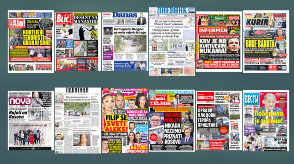 Kako je Banjska prošla kroz naslovnice u Beogradu: Mesec dana od 24. septembra 2