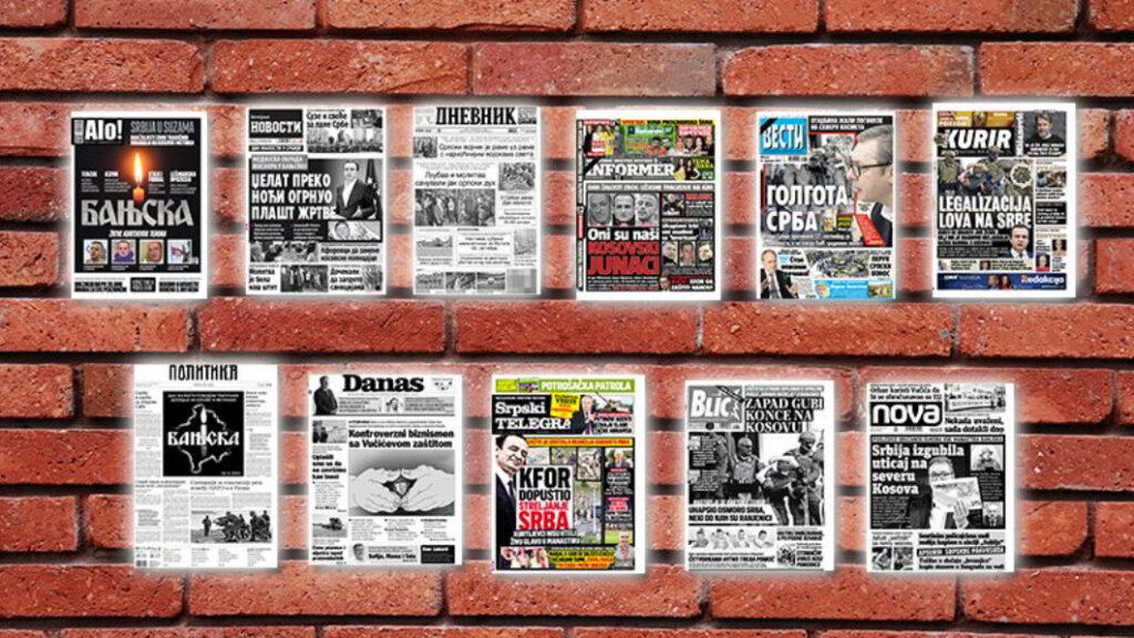 Kako je Banjska prošla kroz naslovnice u Beogradu: Mesec dana od 24. septembra 4 Kako je Banjska prošla kroz naslovnice u Beogradu: Mesec dana od 24. septembra 4