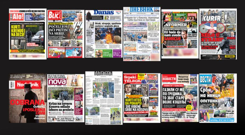 Kako je Banjska prošla kroz naslovnice u Beogradu: Mesec dana od 24. septembra 5
