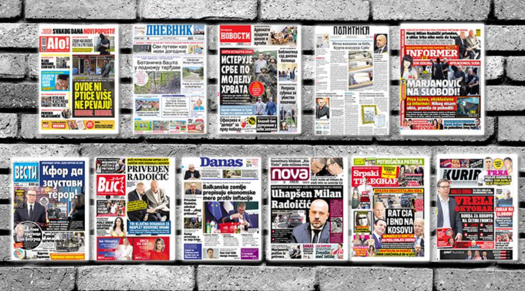 Kako je Banjska prošla kroz naslovnice u Beogradu: Mesec dana od 24. septembra 7