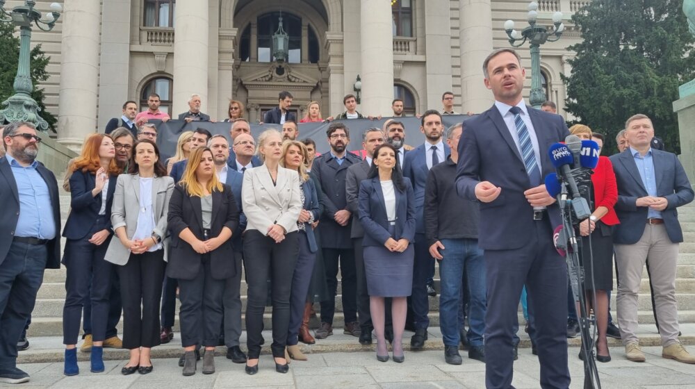 Doneta odluka da li će poslanici najjače opozicione koalicije Srbija protiv nasilja prisustvovati konstituisanju Skupštine 1