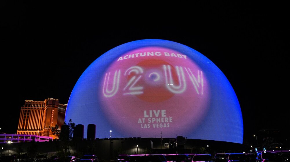 Svi pišu o Sferi: U2 je juče održao koncert u arhitektonskom čudu i snimci su nestvarni 1