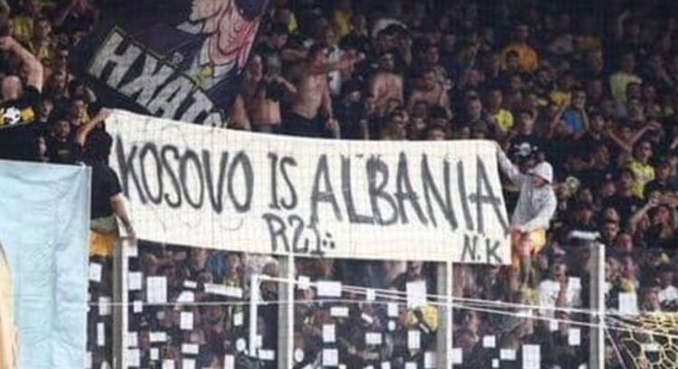 AEK se oglasio zbog transparenta „Kosovo je Albanija“: Poruka kojoj nije mesto na našem stadionu 1
