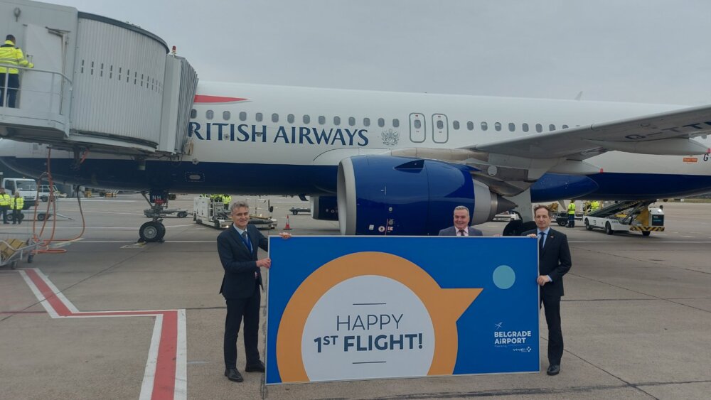 Nakon 13 godina u Beograd ponovo sleteo avion "British Airways-a" (VIDEO) 2