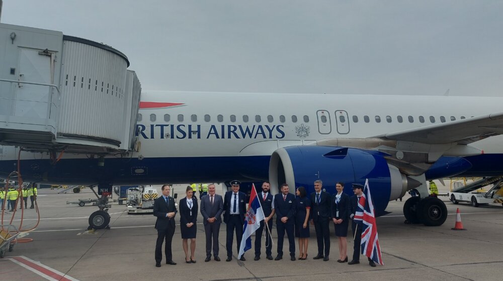 Nakon 13 godina u Beograd ponovo sleteo avion "British Airways-a" (VIDEO) 1