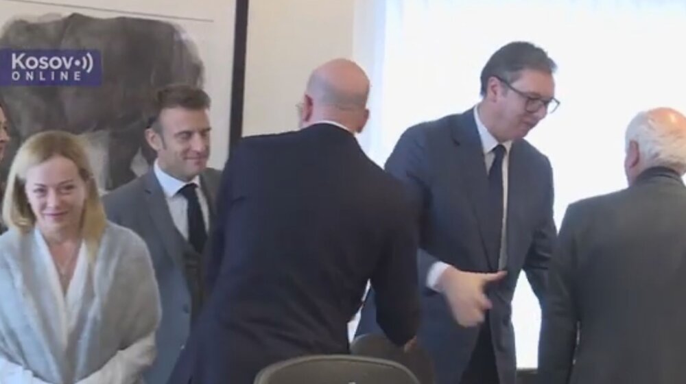 Završen sastanak evropskih lidera sa Vučićem 1