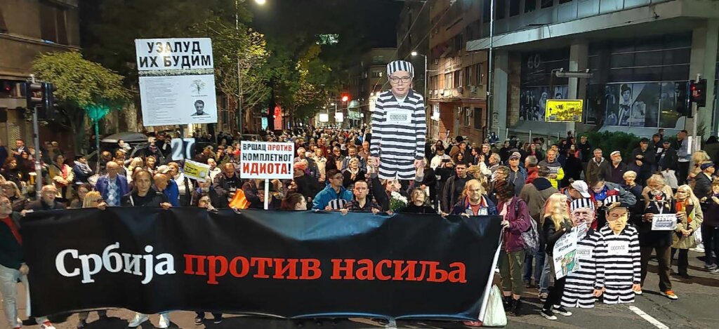 Severna Koreja protest Srbija protiv nasilja