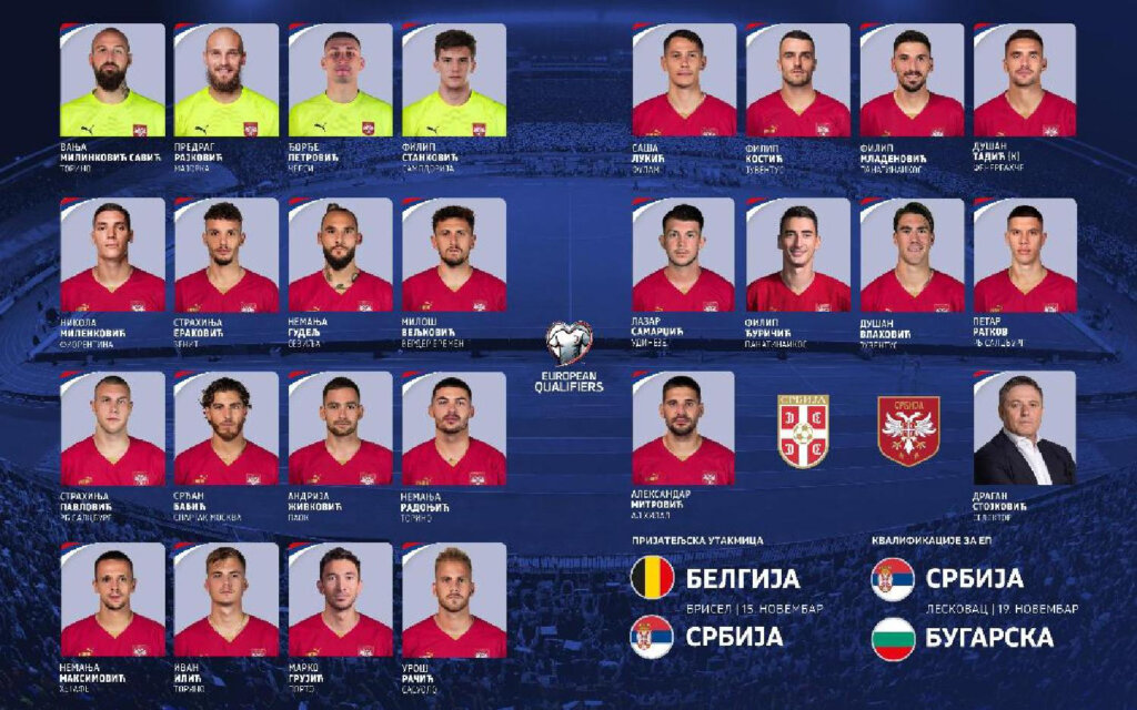 Piksi saopštio spisak igrača za Bugarsku: Jedno veliko ime očekivano otpisano 2