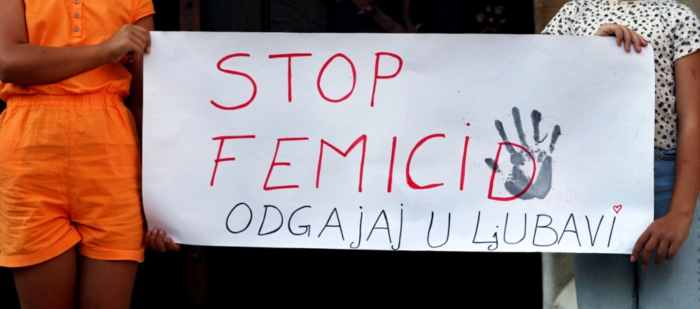 femicid protest protiv femicida, sarajevo