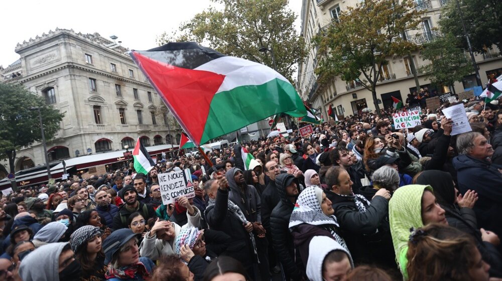 Novi propalestinski protest studenata pariskog univerziteta, blokirana zgrada kampusa 1