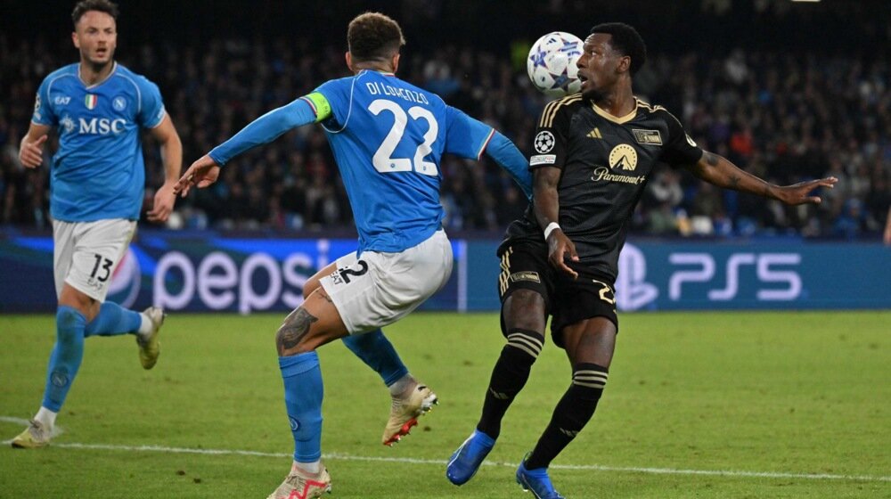 Liga šampiona: Spektakularna utakmica u Kopenhagenu, Unionu u Napulju prvi bod 1