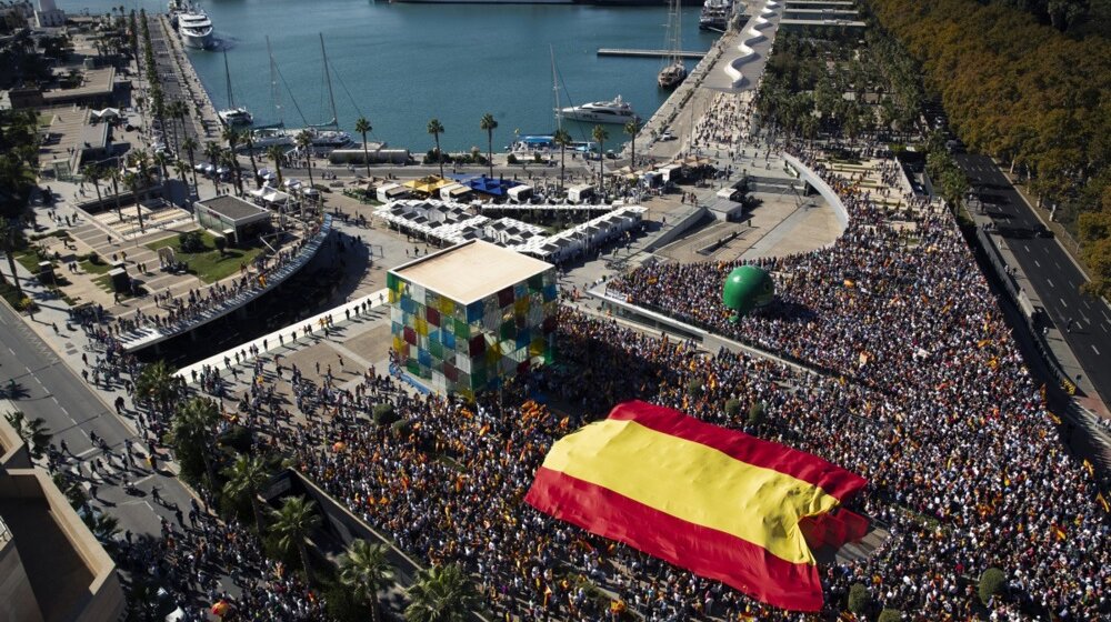 protesti protiv amnestije za separatiste u španiji