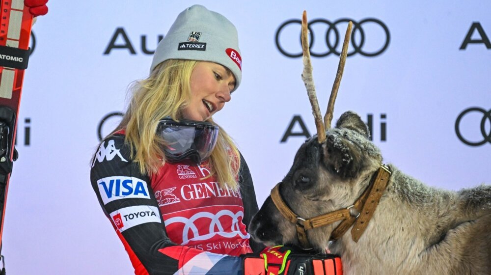 Deda Mraz ima devet irvasa, a Mikaela Šifrin sedam: Najboljoj skijašici svih vremena srećno pripao drugi slalom u Leviju 1