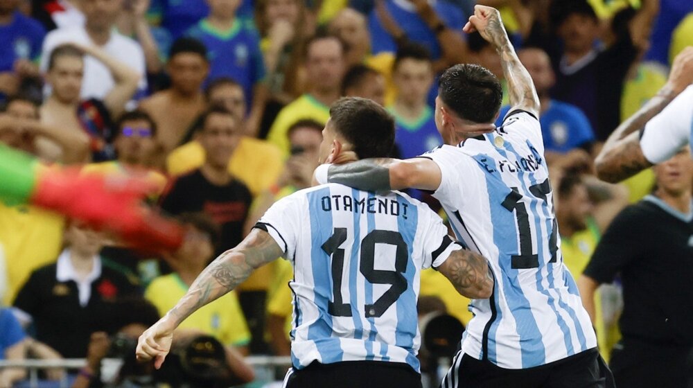 Argentina pobedila Brazil na Marakani golom Otamendija, neredi na tribinama zasenili aktere utakmice 1
