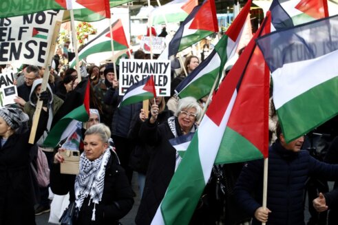 Rally in support for Palestinians in Zagreb (FOTO) U Zagrebu održan protest za Palestinu: “Zaustavimo genocid kojem svedočimo!” 5