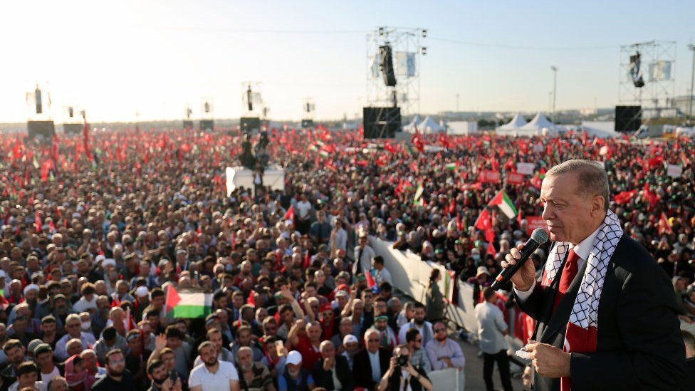 Pro-Palestinian rally in Istanbul