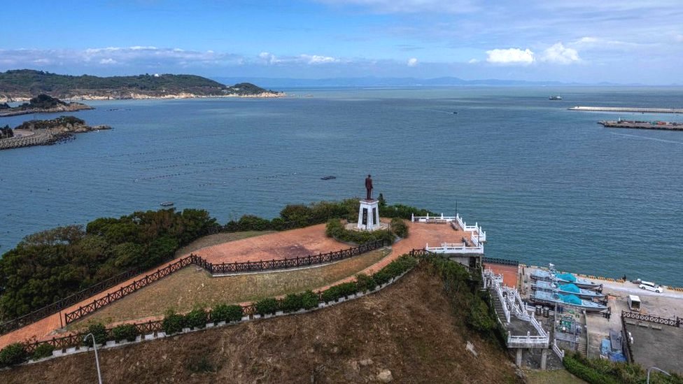 Kina i Tajvan: Amerika u tišini naoružava Tajvan do zuba 5 A general view of the Chiang Kai-shek Memorial Park on Nangan island in Taiwan's Matsu Islands on October 13, 2023.