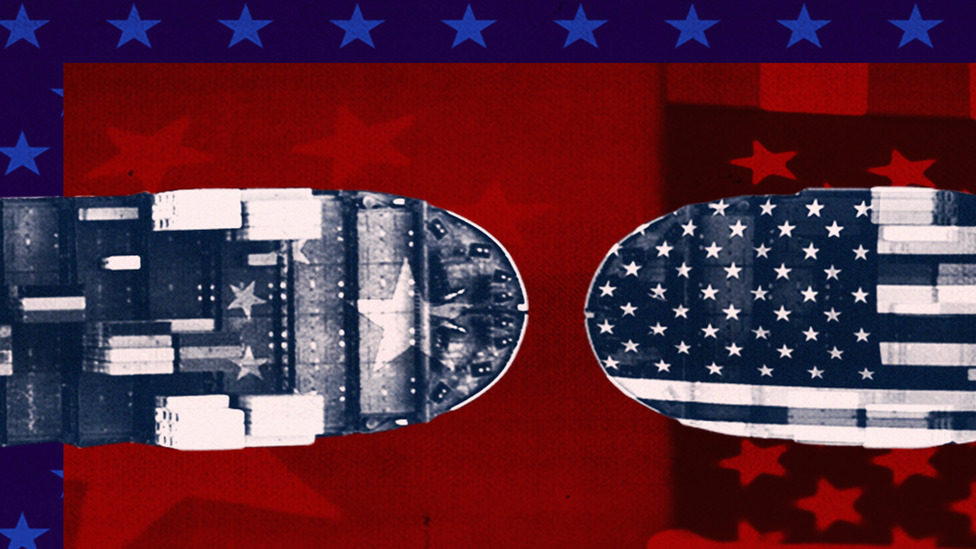 Amerika i politika: Kako bi mogao da izgleda drugi predsednički mandat Donalda Trampa 6 Graphic showing China and US ships on water