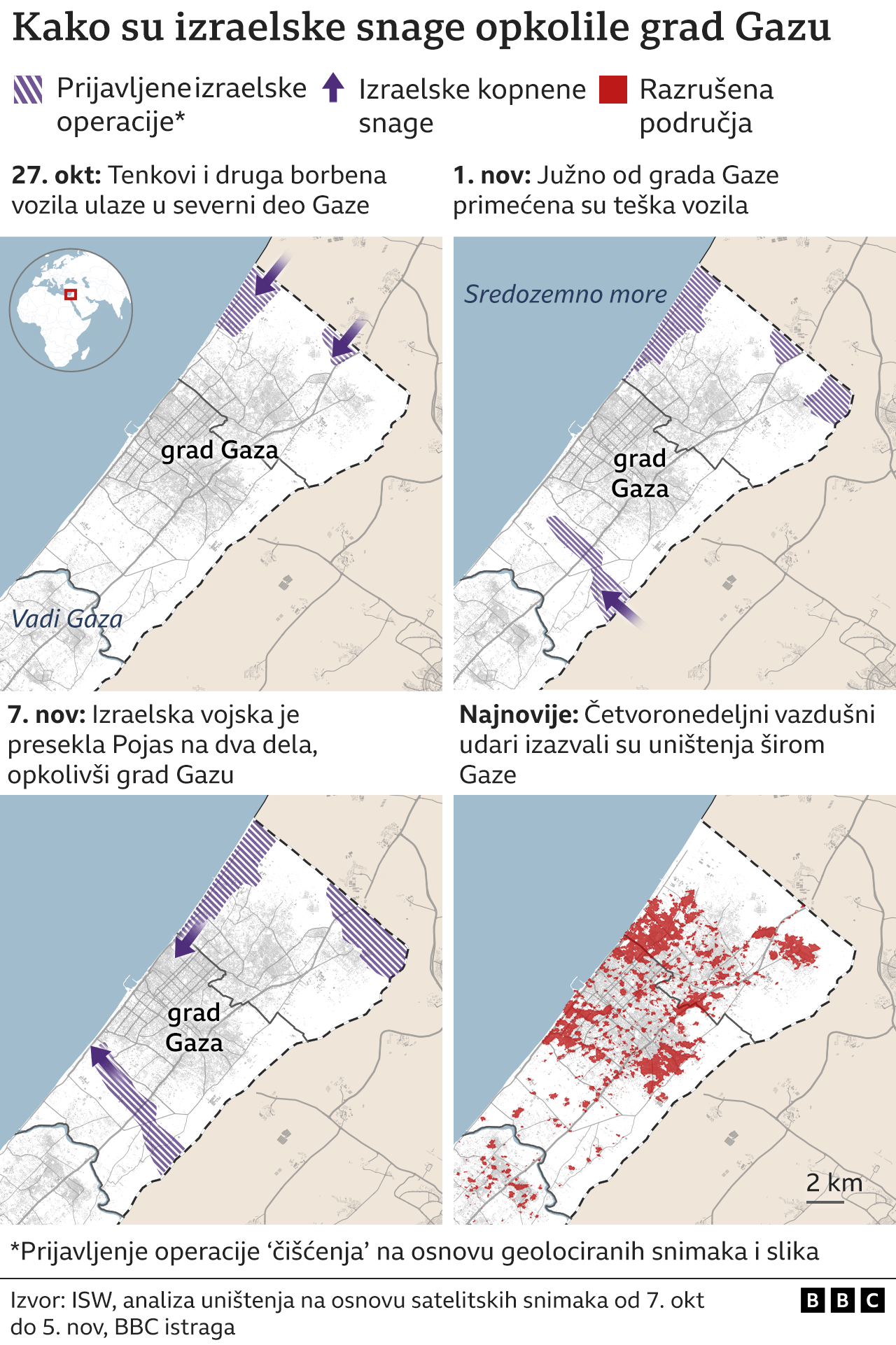 Izrael i Palestinci: Amerika traži od Izraela četvoročasovne pauze u napadima da se spasu civili u Gazi 2 izraelska kopnena ofanziva u Gazi